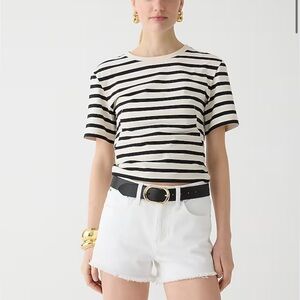 J. Crew White Frayed Hem Jean Shorts: Eligible 3/$25
